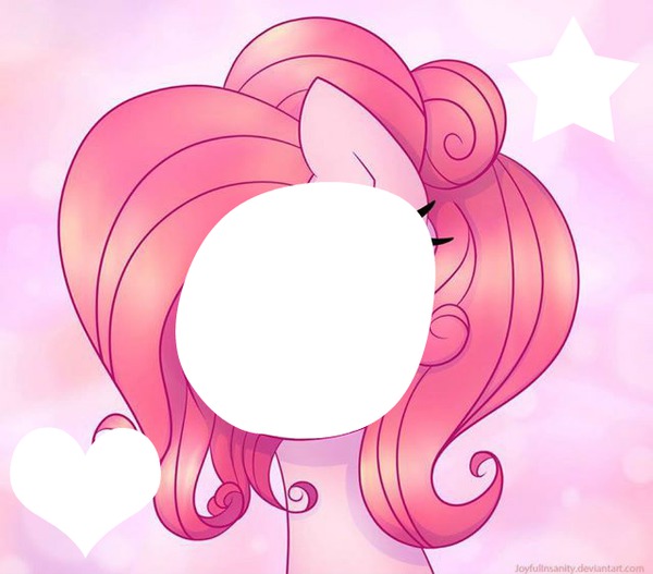 Pinkie Pie in the Stars Photo frame effect