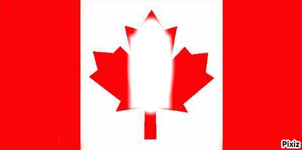 drapeau canada Montaje fotografico