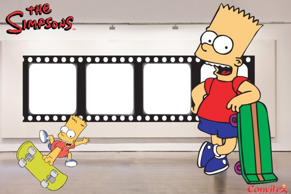 Bart Simpsons! Photo frame effect