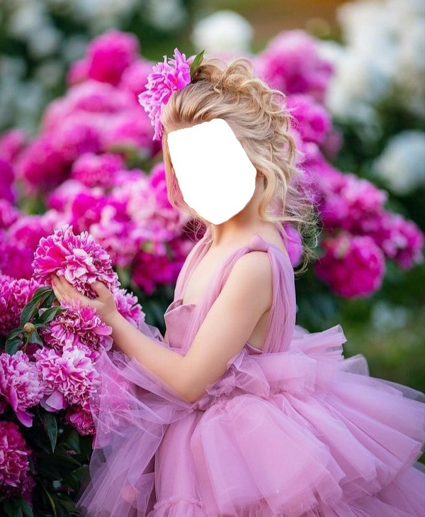 renewilly muñeca vestido rosa Fotomontáž