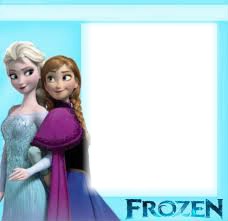 Elsa and Anna Frame Fotomontage