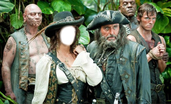 piratas del caribe Fotomontage