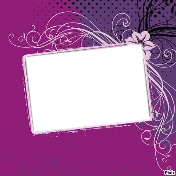 cadre violet Fotomontaż