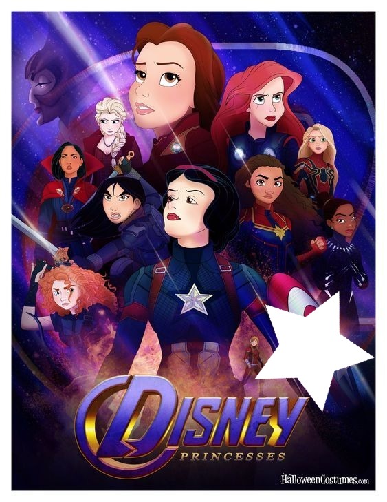 Disney princess Fotomontasje