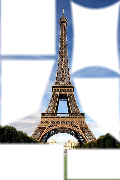 Tour Eiffel Фотомонтажа