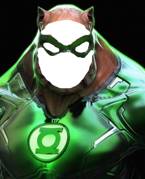 Green Lantern Valokuvamontaasi