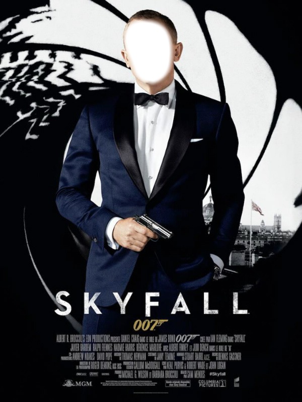 007-skyfall フォトモンタージュ