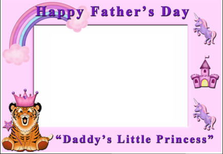 Happy Fathers Day Photo frame effect