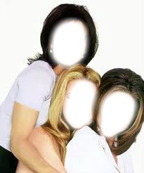 Monica ,Rachel et Phoebe Photo frame effect