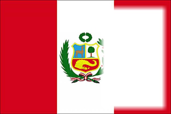 Peru flag Valokuvamontaasi
