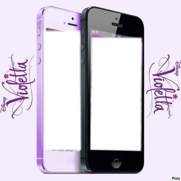 Violetta phone Fotomontáž