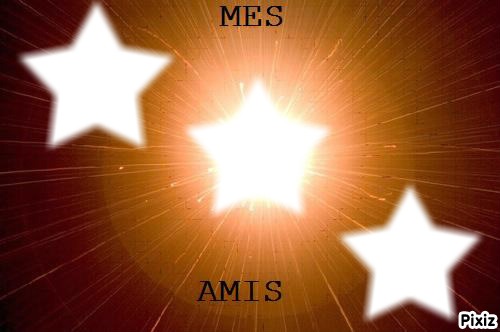 MES AMIS Fotomontage