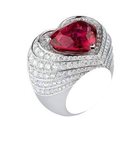 ring with diamonds Fotomontaż