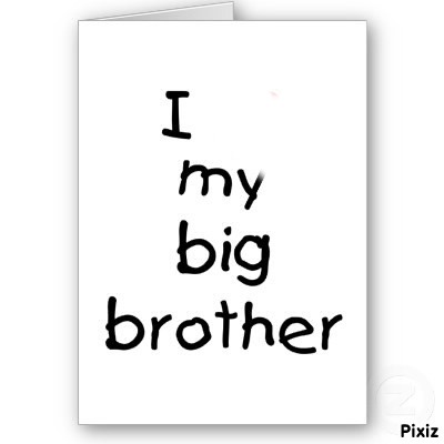 I love my brother Fotomontage