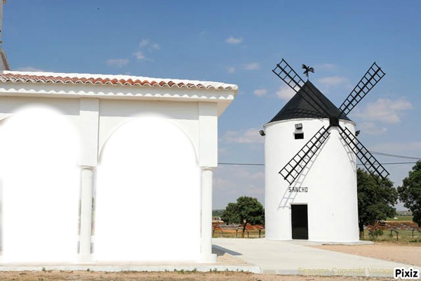 moulin à vent Fotomontāža