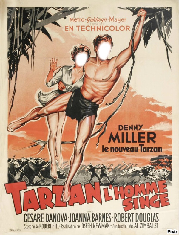 Tarzan Fotomontasje
