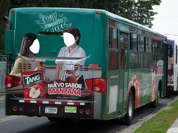 bus Photomontage