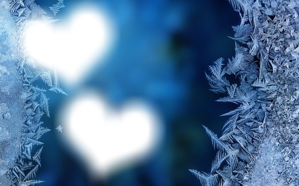 Lód, serce, Jelsa, wykonane dla Jacka i Elsy Fotomontāža