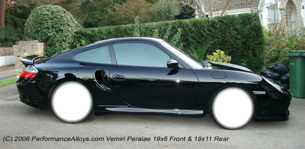 porsche 996 turbo Photo frame effect