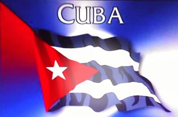 bandera cubana Montaje fotografico