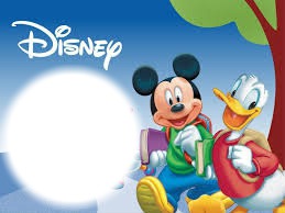 mickey et donald ... Photo frame effect