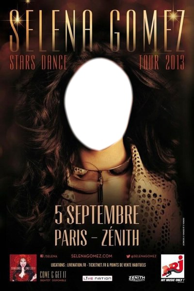 Concert Selena Fotomontage