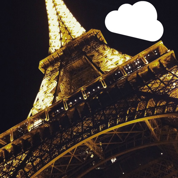 I love Paris Фотомонтаж