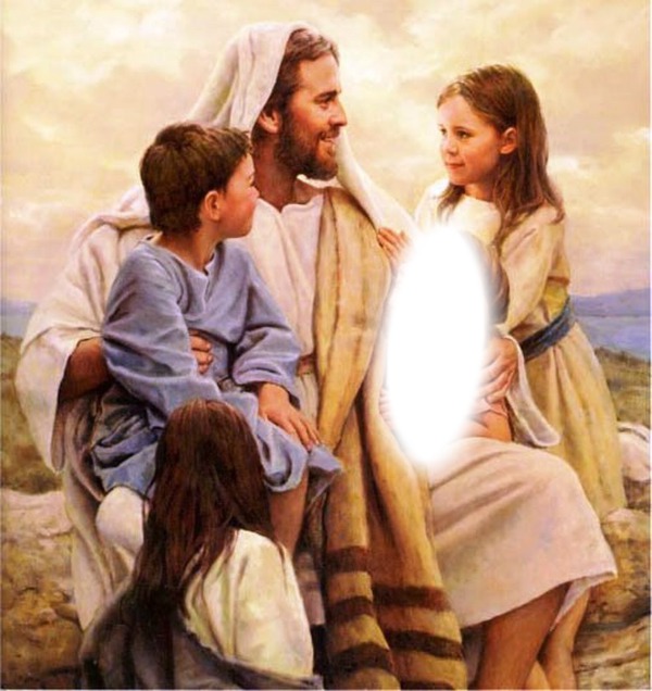 Jesus e as crianças Fotomontage