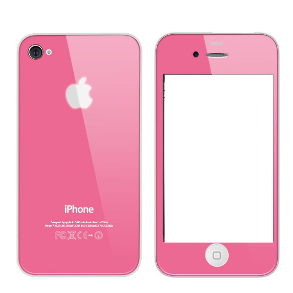 pink Iphone Φωτομοντάζ