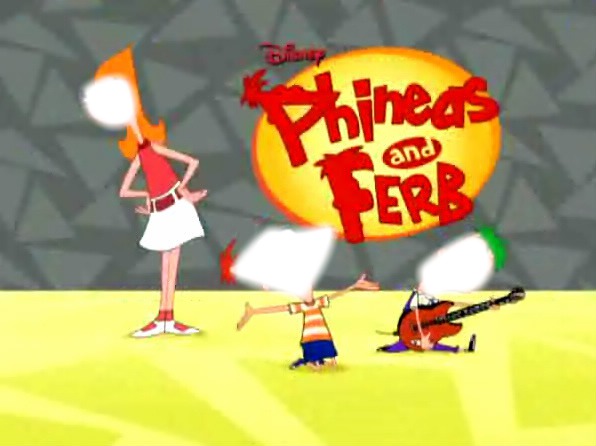 Phineas And Ferb Photo frame effect
