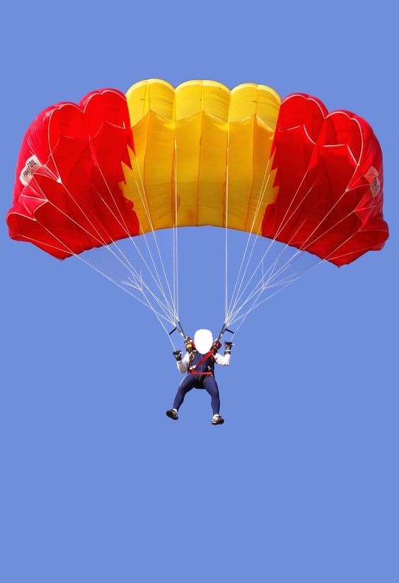 parachute Photomontage