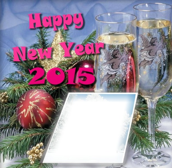 Bonne Année 2015 Fotomontaggio