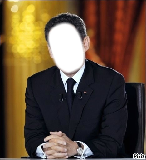 Sarkozy Photo frame effect