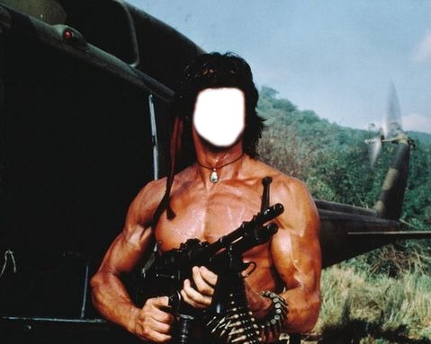 Rambo Fotomontage