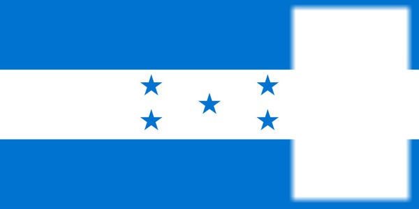Honduras flag Fotomontaż