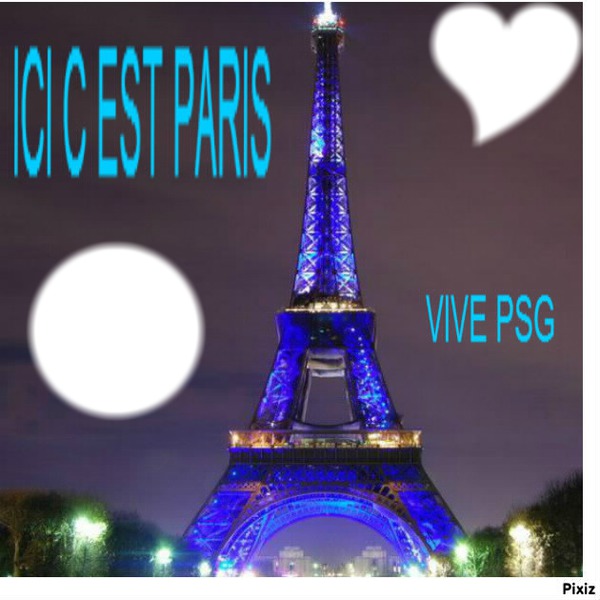 ICI C EST PARIS Fotomontage
