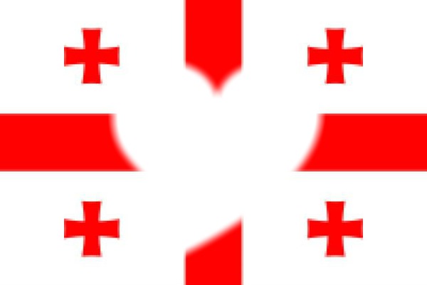 Georgia flag Valokuvamontaasi