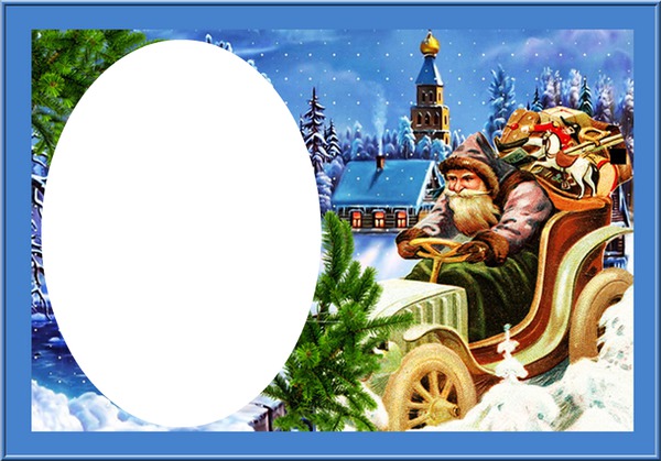 Père Noel Fotomontaż