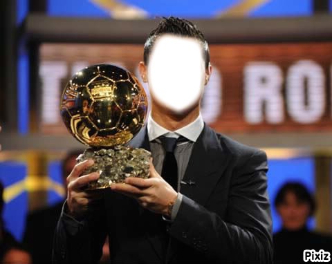 bryan avec le ballon d'or Montage photo