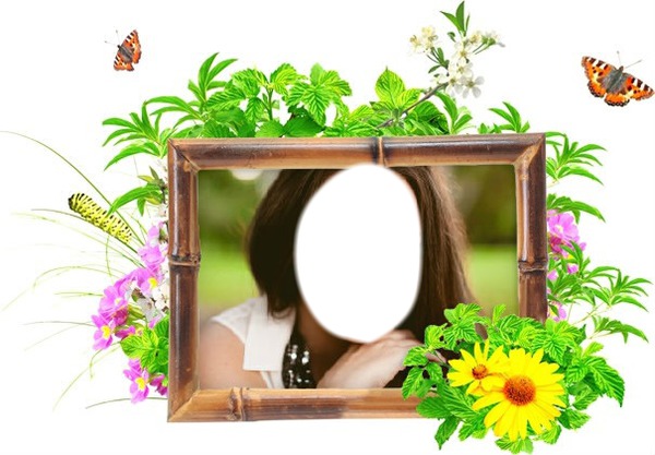 Cuadro con Flores Fotomontage