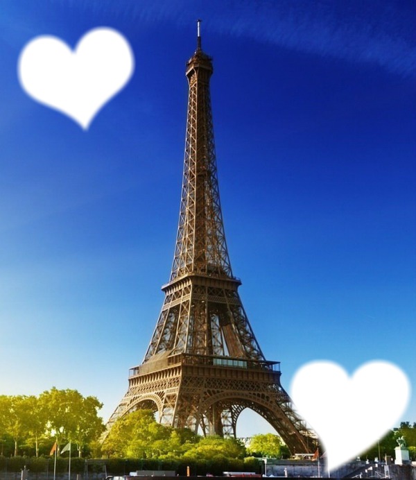 Paris Torre Eiffel Montaje fotografico