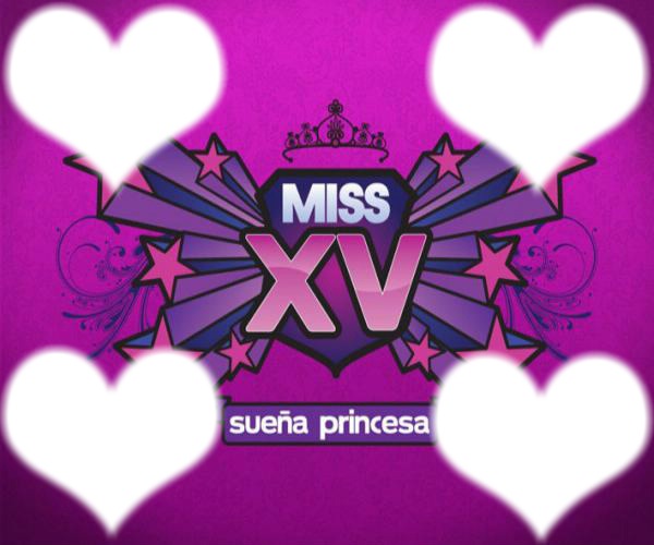 Miss xv Fotomontáž