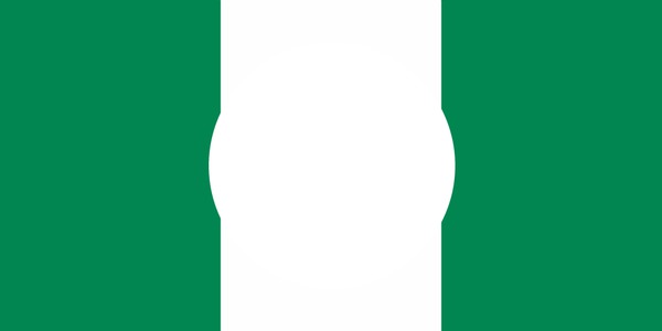 Nigeria flag Valokuvamontaasi
