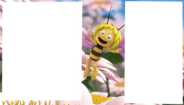 maya l'abeille 2 Fotomontage