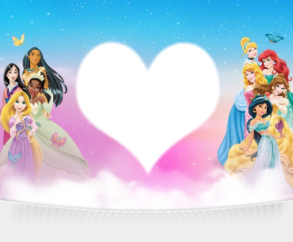 Princesas Disney Photo frame effect