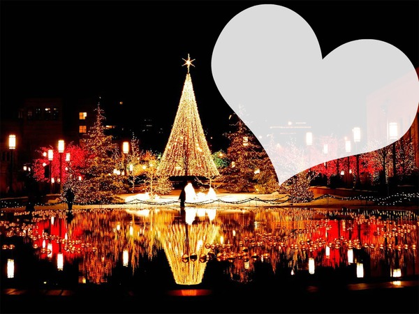 natal romantico Photomontage