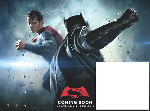 batman vs superman Fotomontaż