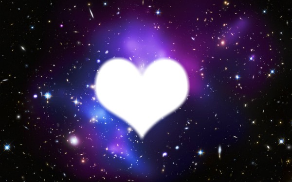 Coeur de la galaxie. Fotomontažas