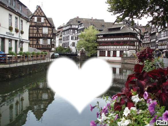 Strasbourg Photo frame effect