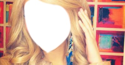 Blondie Face Photomontage